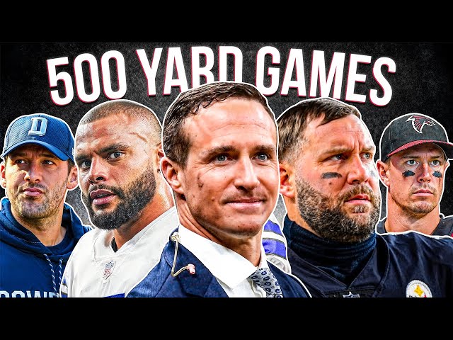 Every Quarterback To Throw For 500+ Yards In A Single Game