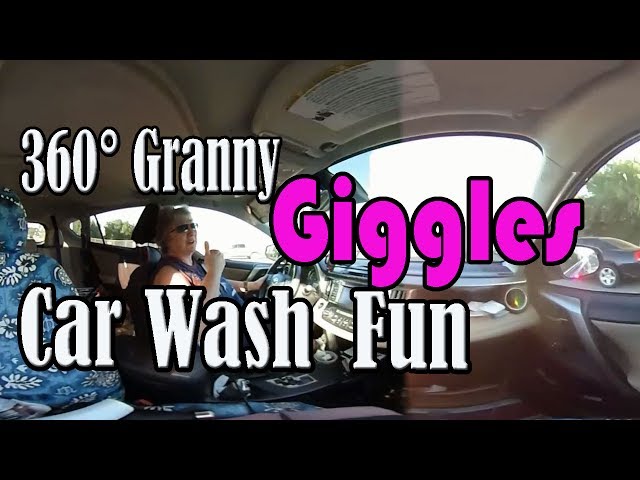 Granny's 360° Trip Thru the Car Wash