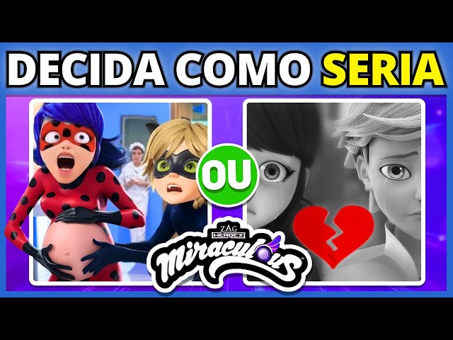 🐞 Decida como SERIA a 7 TEMPORADA de LADYBUG | O que você prefere? | #buuquiz #quiz