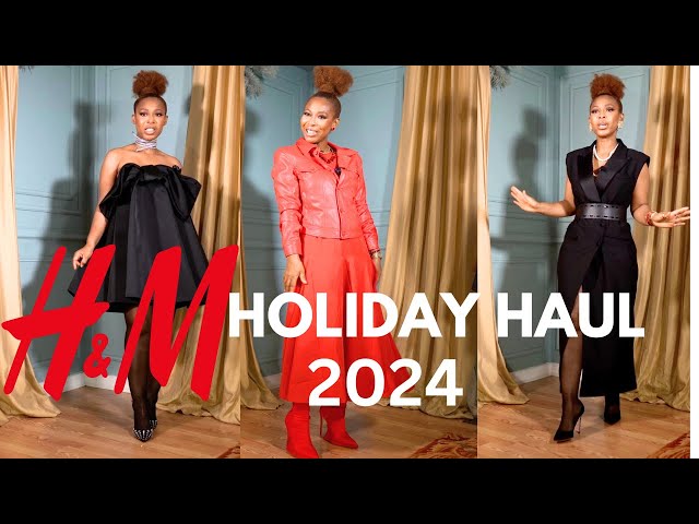 H&M TRY ON HAUL WINTER AND HOLIDAY PARTY OUTFITS