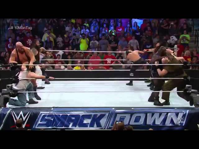 10 Man Tag Team Match  SmackDown, Sept  5, 2014