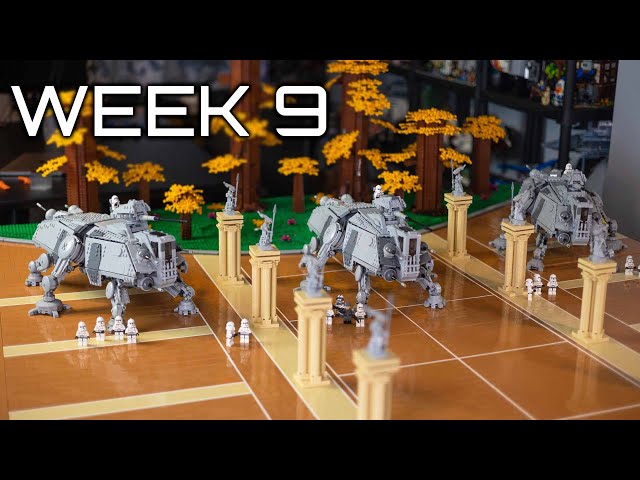 Building Raxus in LEGO | Week 9 - Finishing the Courtyard Grounds (COMPLETED)