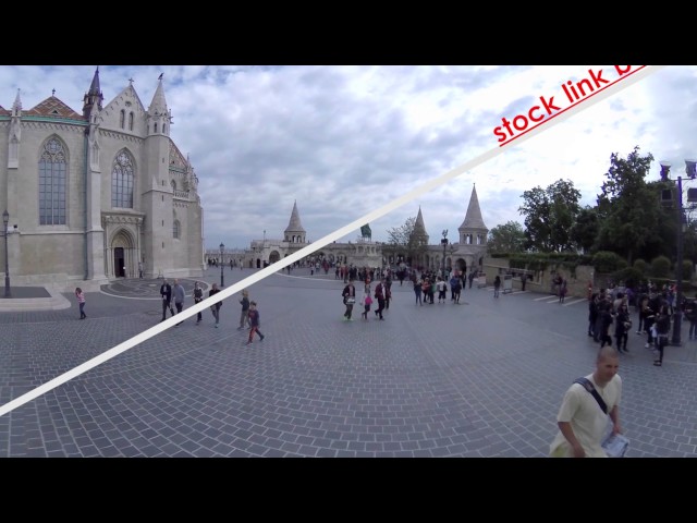 Budapest, Fishermans Tower - VR 360 STOCK VIDEO