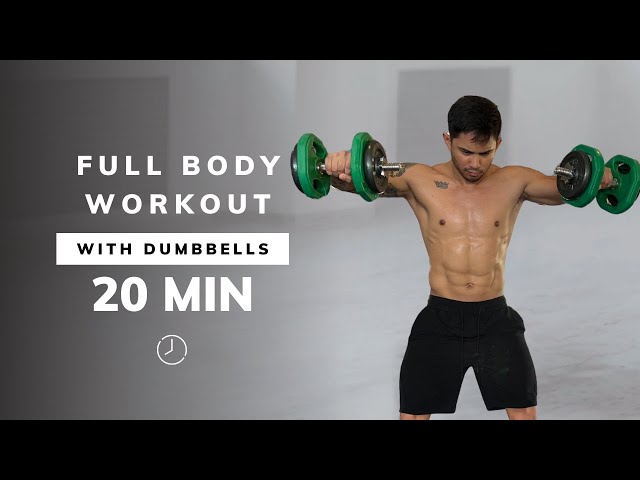 20 Min Full Body Dumbbell Workout NO REPEAT - Build Muscle & Strength