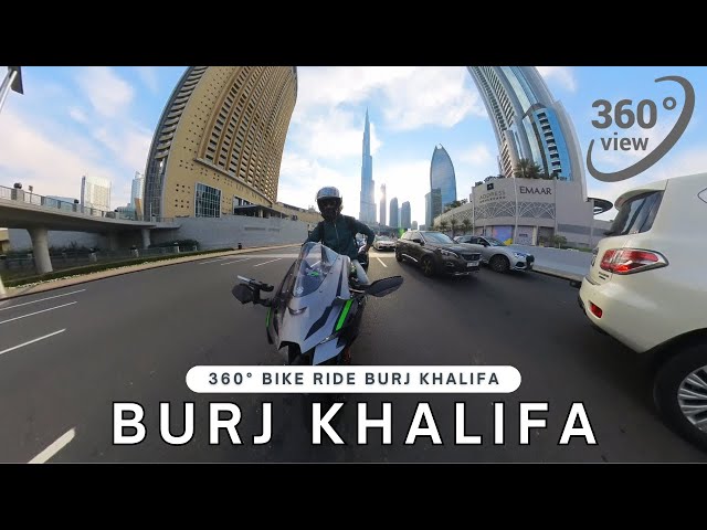 Burj Khalifa Ride On Ninja ZX10R [4K 360° VR Video] - Part 2