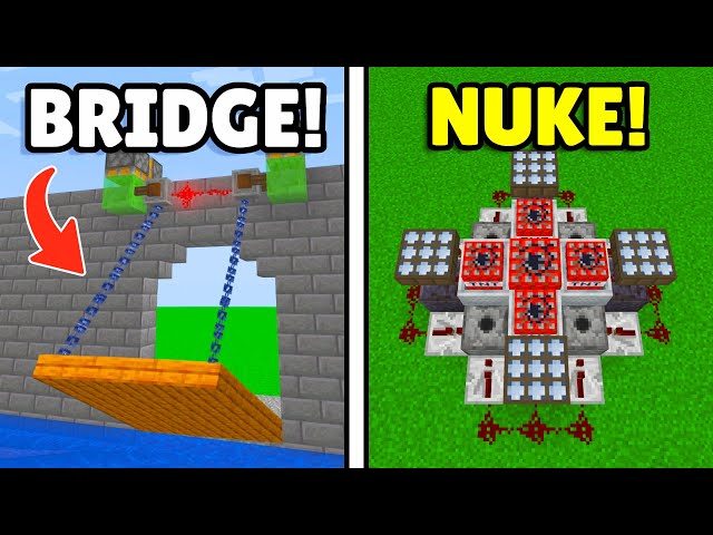 10 NEW Redstone Hacks You Didn't Know! [Minecraft]