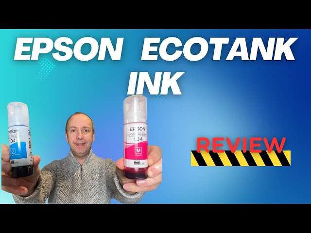 EPSON Ecotank Printer Replacement Ink ( Review )