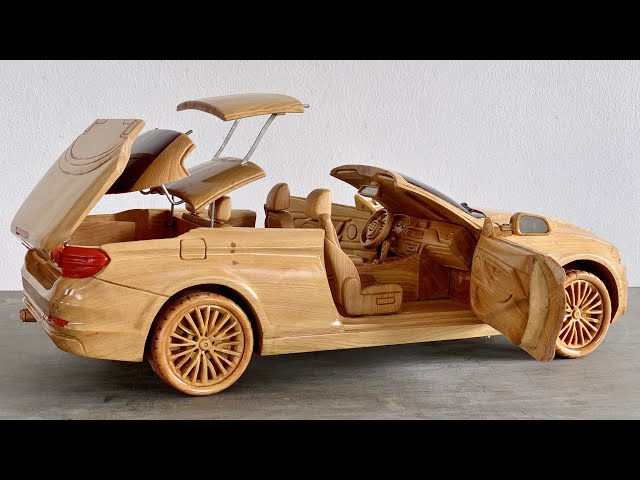 Wood Carving - BMW 420i Convertibles - Woodworking Art