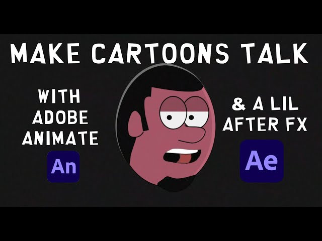 Easy Animating - Making a Mouth Talk in Adobe Animate & Adobe AE