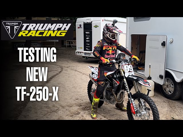 Testing Brand New TRIUMPH | TF250-X 2024