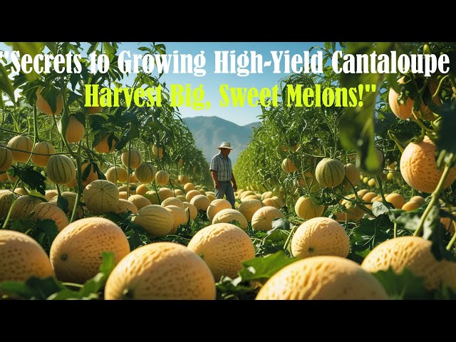 How to Grow, Harvest, and Pack Cantaloupe Like a Pro | Farming Documentary