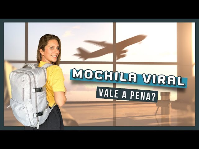 MELHOR MOCHILA PARA VIAJAR DE AVIÃO | Essa mochila viral promete e entrega tudo!