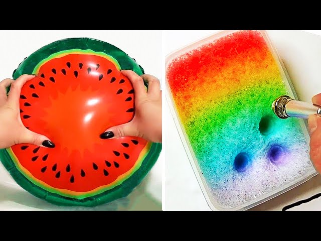 3 Hours Of Oddly Satisfying Slime ASMR - Relaxing Videos for Better Sleep 3461