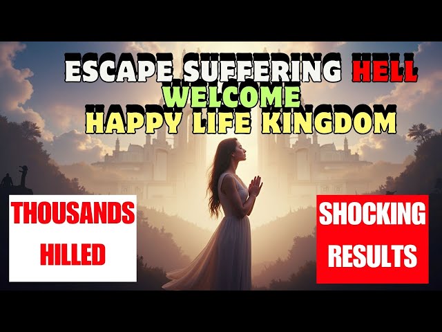 TIRED? Escape Suffering Hell Immediately to Happy Life Kingdom In Global Peace Exodus!