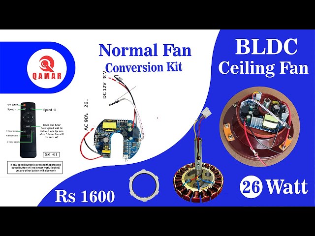 BLDC CEILING FAN CONVERSATION KIT Qamar