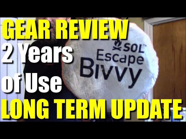 VR: SOL Escape Bivvy long term (2 year) Review | RevHiker