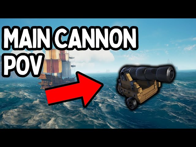 Main Cannon POV Galleon Hourglass PvP (Sea of Thieves)