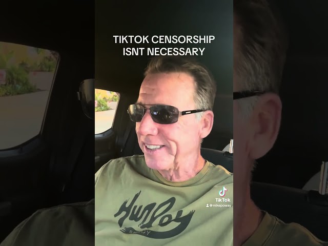 TIKTOK CENSORSHIP IS UNNECESSARY