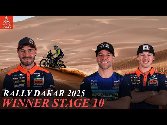 Stage 10 Results Dakar Rally 2025 - Bike. Michael Docherty Wins Empty Quarter