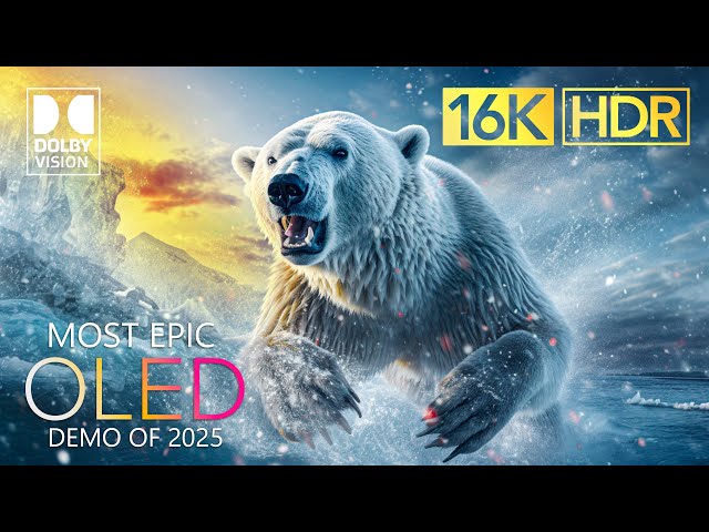 MOST EPIC OLED Dolby Vision 16K HDR - 16K Video ULTRA HD 120 FPS