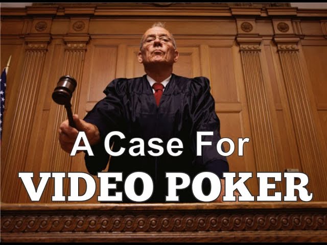 A Case For Video Poker - Why You Should Play Video Poker Instead Of Slot Machines