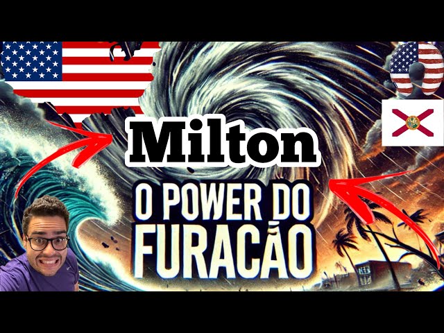 CHEGOU O FURACÃO MILTON NA FLÓRIDA !!!!!