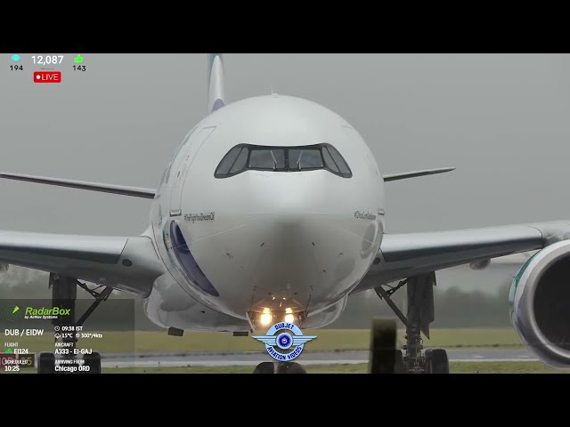 Spray Action - Iberojet A330neo landing at Dublin Airport #aviation #airbus