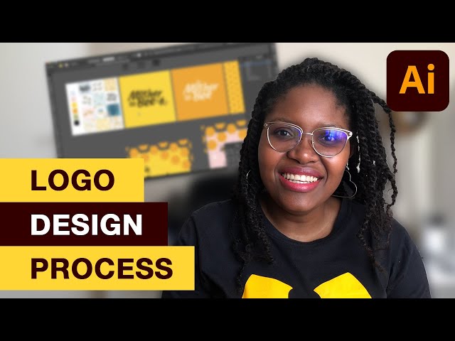 Design a baby shower logo with me | Illustrator Logo Design Process | South African YouTuber