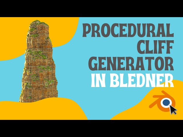 Procedural cliff generator - Blender 3.6