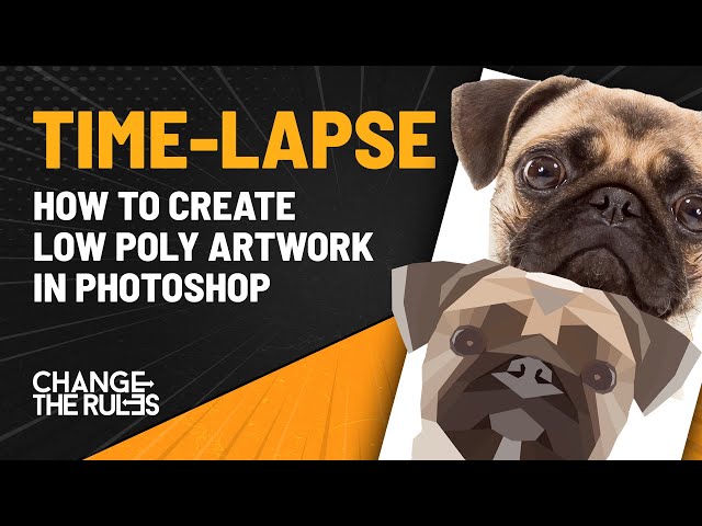 How To Create Low Poly Artwork In Photoshop (Time-lapse)