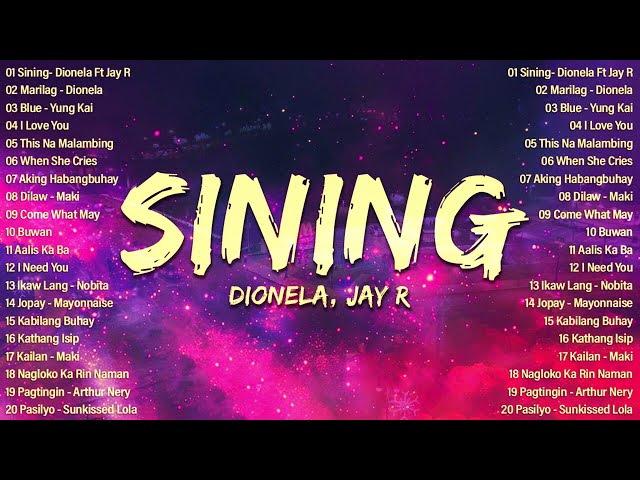 Sining   Jay R Ft Dionela, Marilag, Oksihina 💚 New OPM Tagalog Songs 2025 💙 Top Viral #opmnew