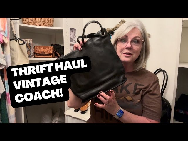 Thrift Store Haul Vintage Coach Finding Treasures