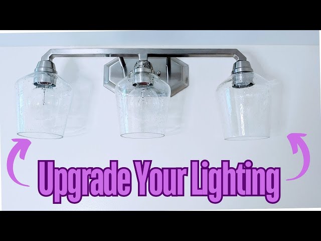 Bathroom Vanity Lighting Upgrade: The Best Makeover!