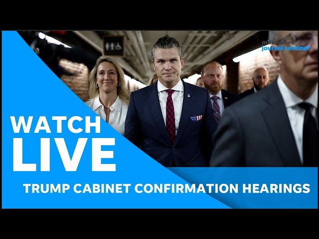 Senate confirmation hearings for 'Fox and Friends' host Pete Hegseth and others in Trump Cabinet