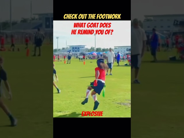 Check out the footwork! #baller #football #flagfootball #underthelights #youthsports #edits #edit