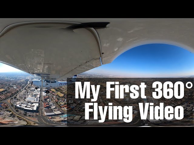 Cessna 360° Flight View With Takeoff & Landing | Fly With Sky