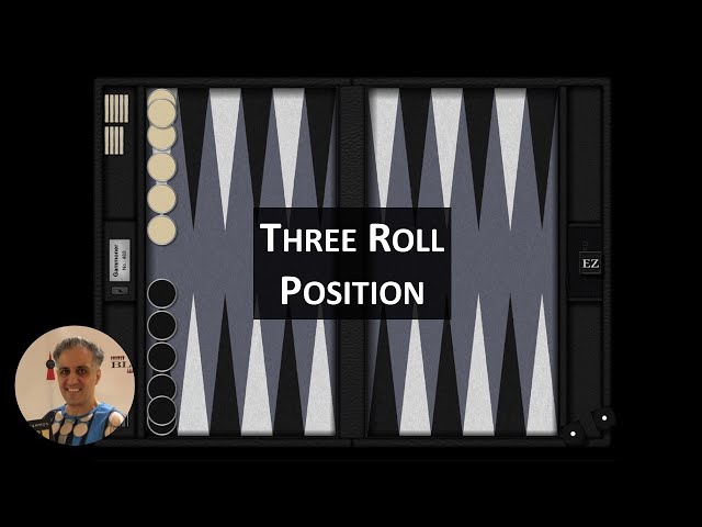 Three Roll Position in Backgammon