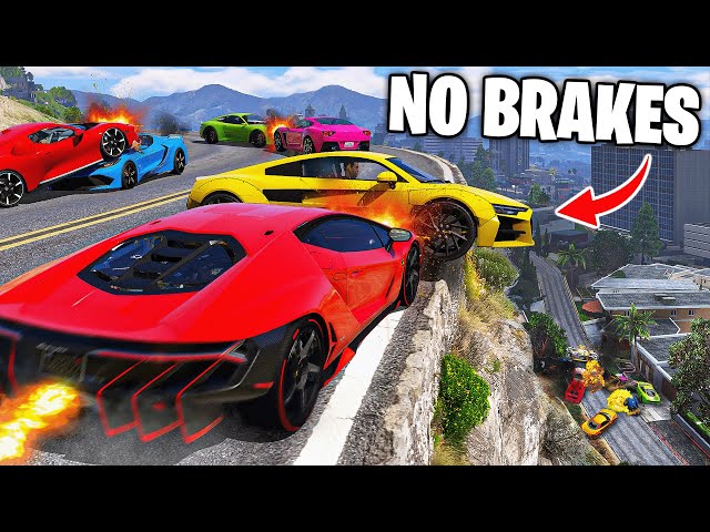 I removed Brakes from ALL cars in GTA 5