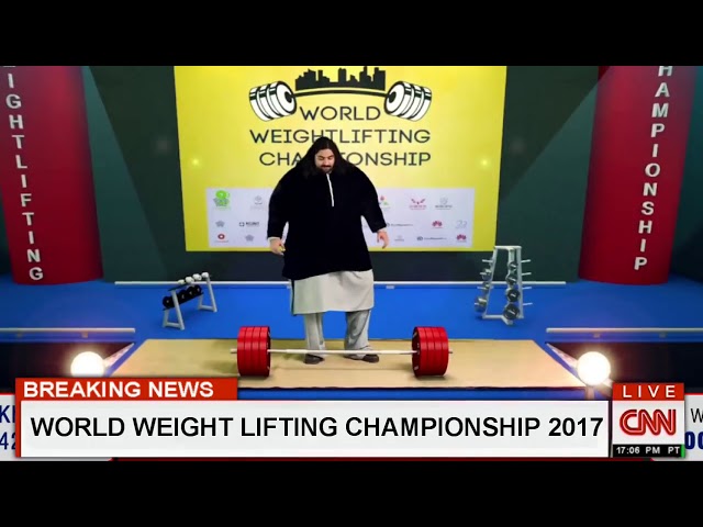 Khan Baba:World Weightlifting champion Khan Baba the Pakistani Hulk