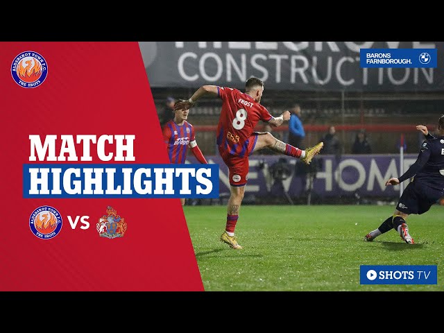 MATCH HIGHLIGHTS: Altrincham (H)