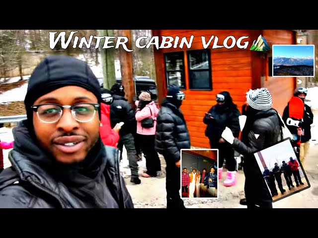 BEAR ATTACK IN THE MOUNTAINS???| WINTER CABIN TRIP VLOG IN GATLINBURG￼