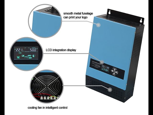 Wall-Mounted LS 1kw-6kw Solar Hybrid Inverter WIFI/GPRS Optional Built-in MPPT 10A-100A