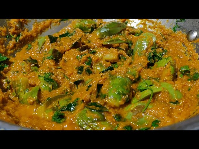 నోరూరించే మసాలా వంకాయ కూర| Yummy Masala bhaingan|Recipe in telugu with eng subtitles