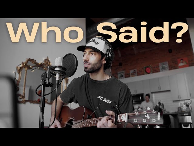 ryan james - Who Said? (Visualizer + Lyric Video)