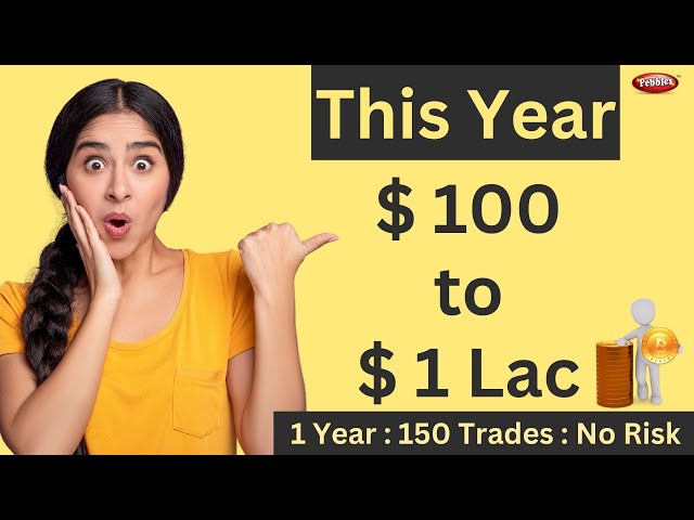 $100 to $100,000 with Crypto Magic! 1 Year - 150 Trades - No Risk || Magic of Compounding in Crypto