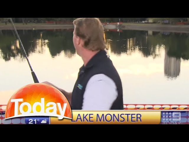 Fishing segment on live tv goes horribly wrong