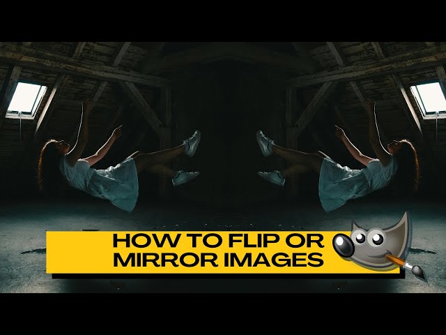 How to FLIP or MIRROR Images Easily in GIMP