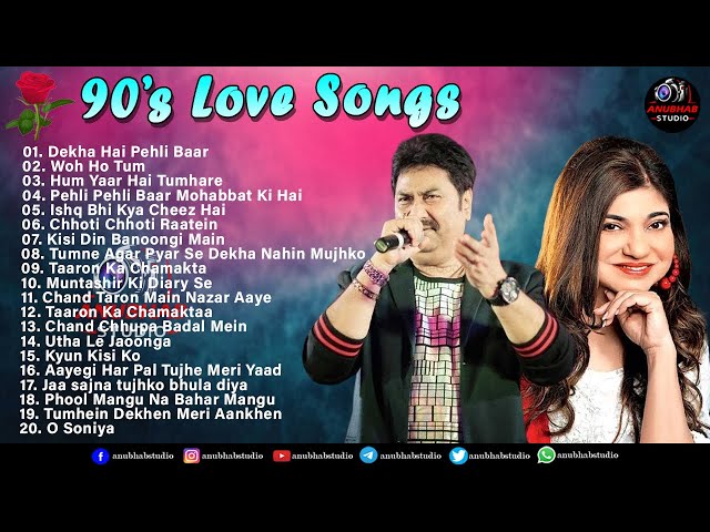 90s Evergreen Hindi Songs | Alka Yagnik, Kumar Sanu & Udit Narayan❤️ 90's Hits of  Songs