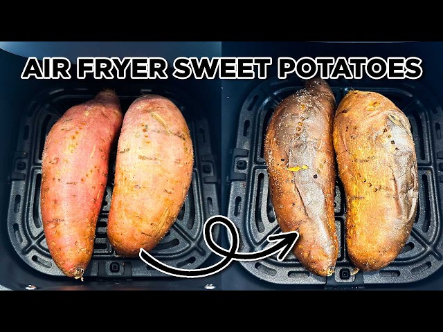 Air Fryer Baked Sweet Potatoes | Easy Sweet Potato Recipe