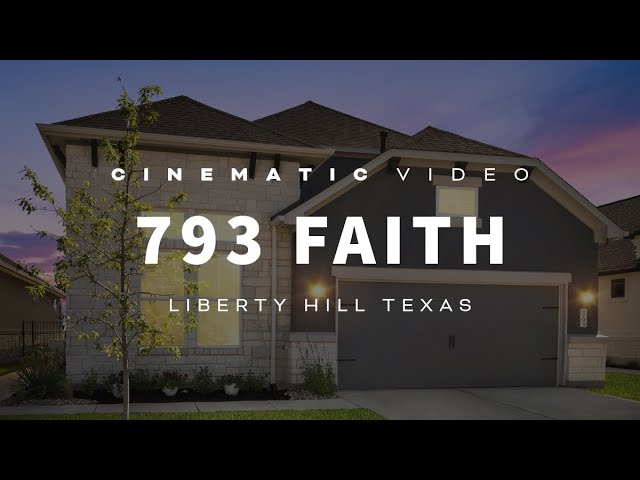 HOME FOR SALE | 793 Faith Dr  | LIBERTY HILL Texas | CINEMATIC VIDEO